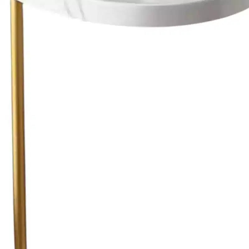 Tables d'appoint rondes en nickel et fer