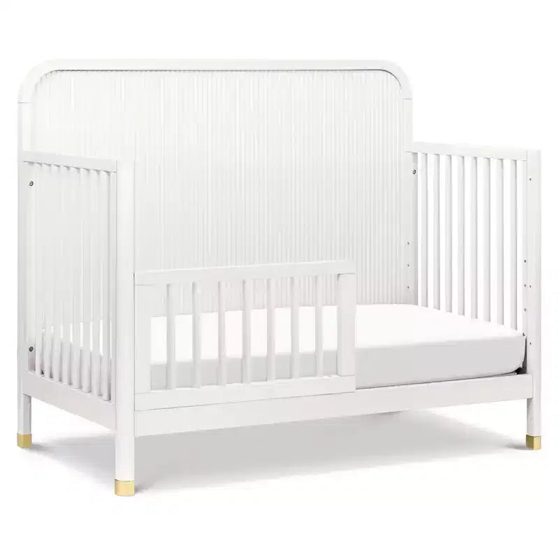 Lit de bébé convertible 4-en-1 Brinsley Tambour - Blanc chaud
