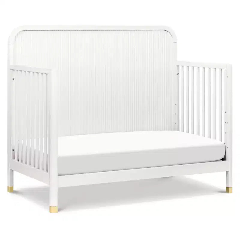 Lit de bébé convertible 4-en-1 Brinsley Tambour - Blanc chaud