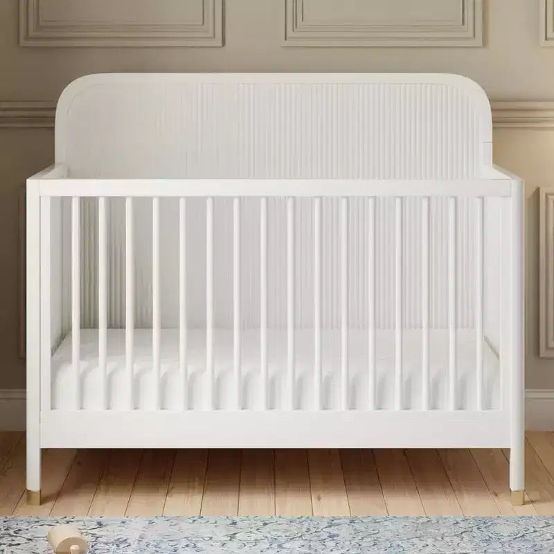 Lit de bébé convertible 4-en-1 Brinsley Tambour - Blanc chaud