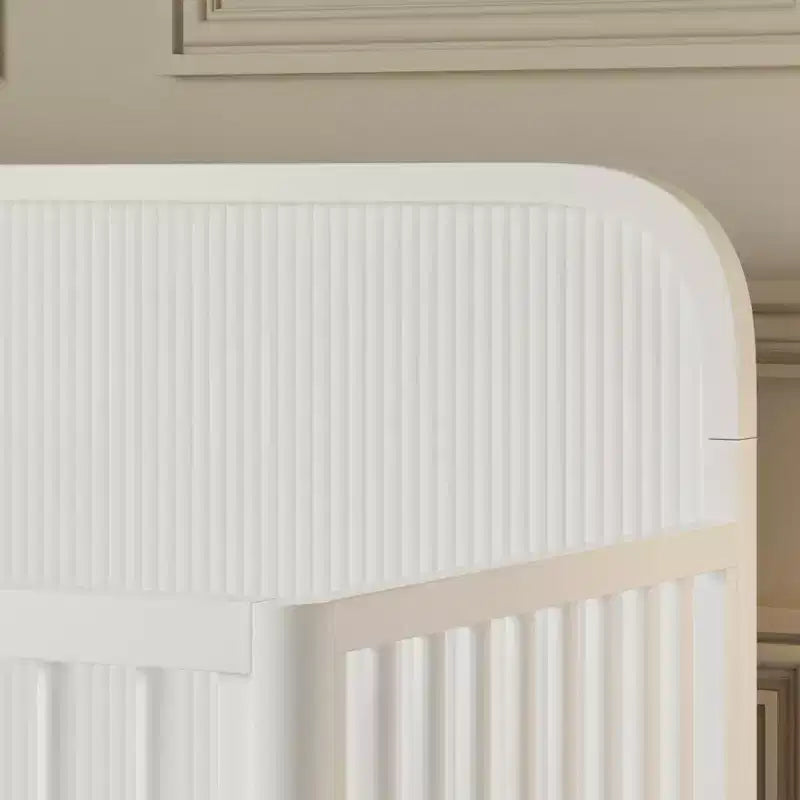 Lit de bébé convertible 4-en-1 Brinsley Tambour - Blanc chaud