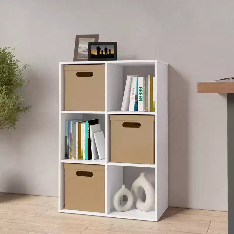 Bibliothèque étagère en bois à 3 niveaux de 34,96 po de hauteur