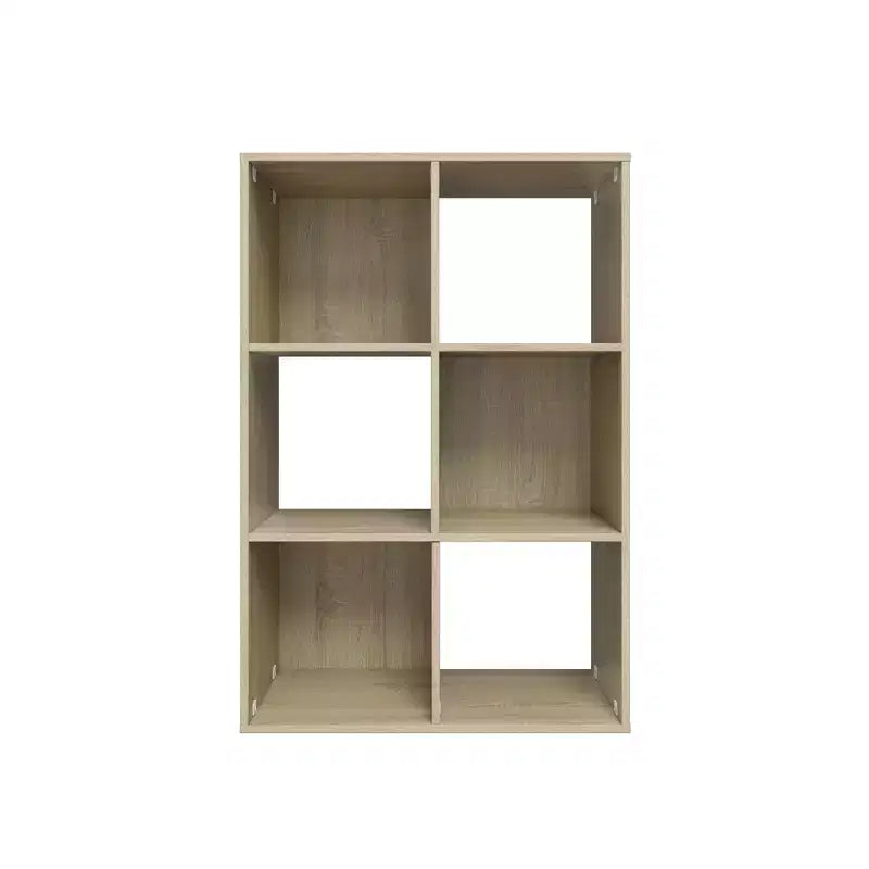 Homez 34.96 in. Tall Wood 3-Shelf Etagere Bookcase