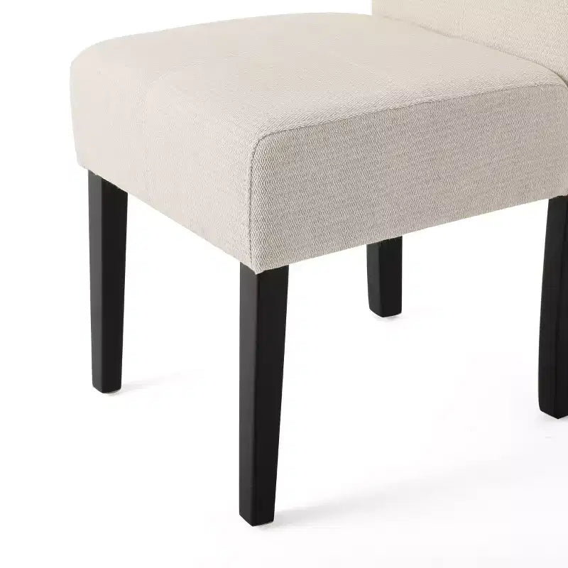 Chaises de salle à manger Brooks rembourrées de style moderne