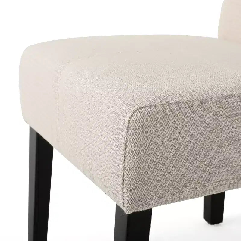 Chaises de salle à manger Brooks rembourrées de style moderne