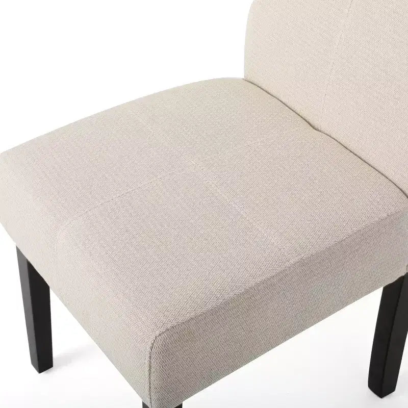 Chaises de salle à manger Brooks rembourrées de style moderne