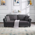 MAYEERTY 81.5 Modern 3-Seater Sofa - Minimalist Design, Linen Fabric, Removable Washable Covers & 2 Pillows
