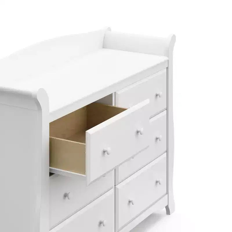 Commode double Avalon à 6 tiroirs