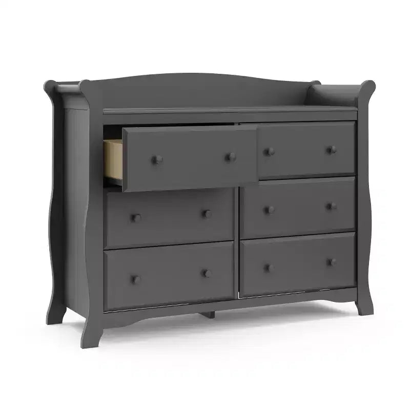 Commode double Avalon à 6 tiroirs