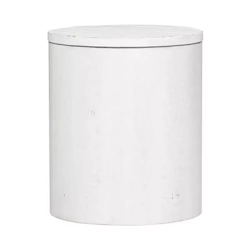 , Table d'appoint tambour style ferme moderne