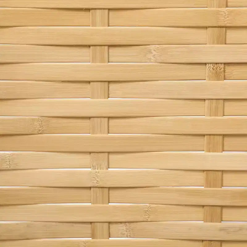 Paravent tissé à la main, 4 panneaux pliants, cloison de séparation intérieure en roseau, 160x170x1.9cm