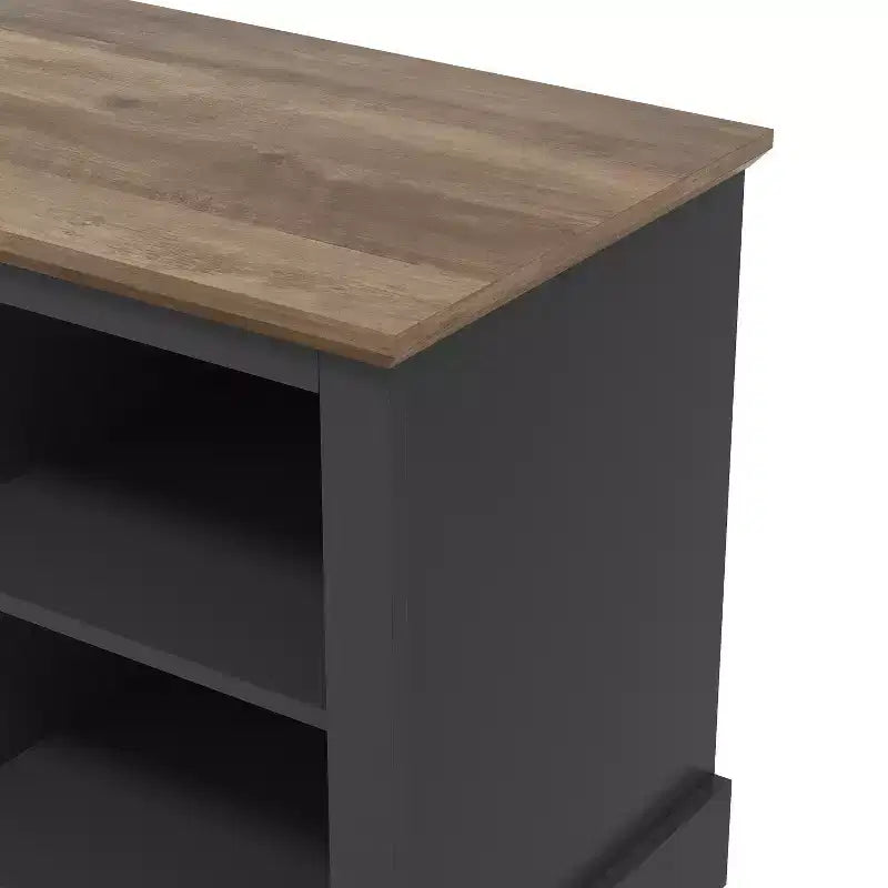 Meuble TV avec rangement à porte découpée 68,2 L 17,1 P 23,7 H