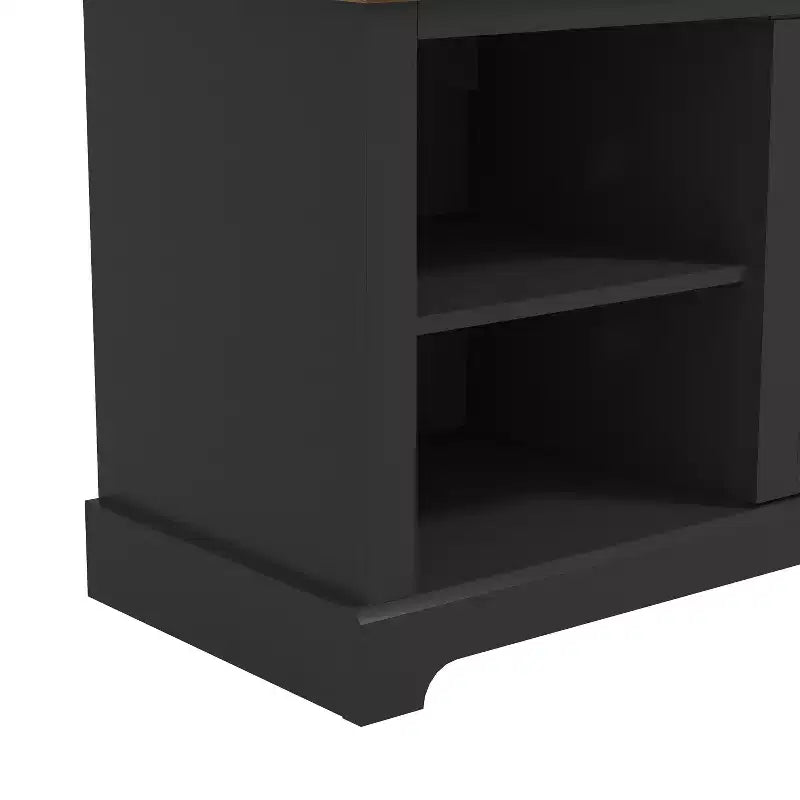 Meuble TV avec rangement à porte découpée 68,2 L 17,1 P 23,7 H