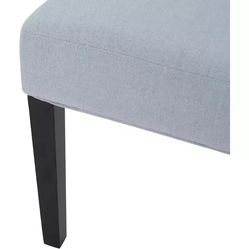 Chaises de salle à manger, chaises d'appoint rembourrées avec dossier capitonné et pieds en bois, chaises de salle à manger de cuisine contemporaines
